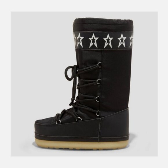 Women's Buffy Winter Boots - Wild Fable Black 10 - Picture 4 of 12